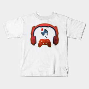 Christmas Dolphin - Gaming Music Headphones - Christmas Holiday Gift Kids T-Shirt